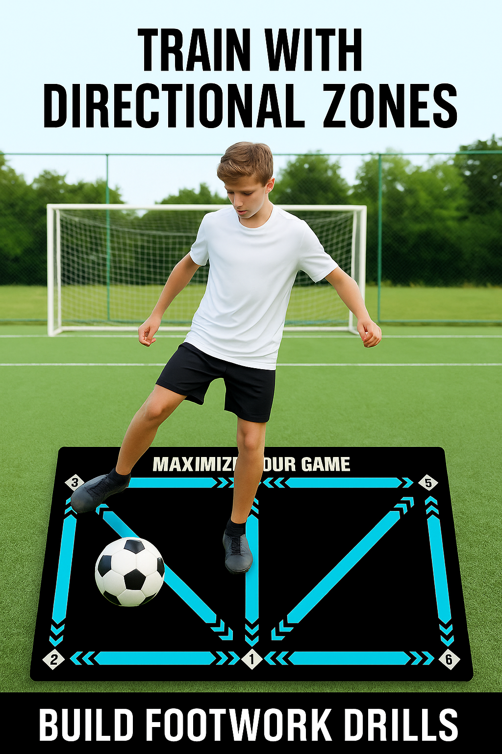 Non-Slip Soccer Training Rug