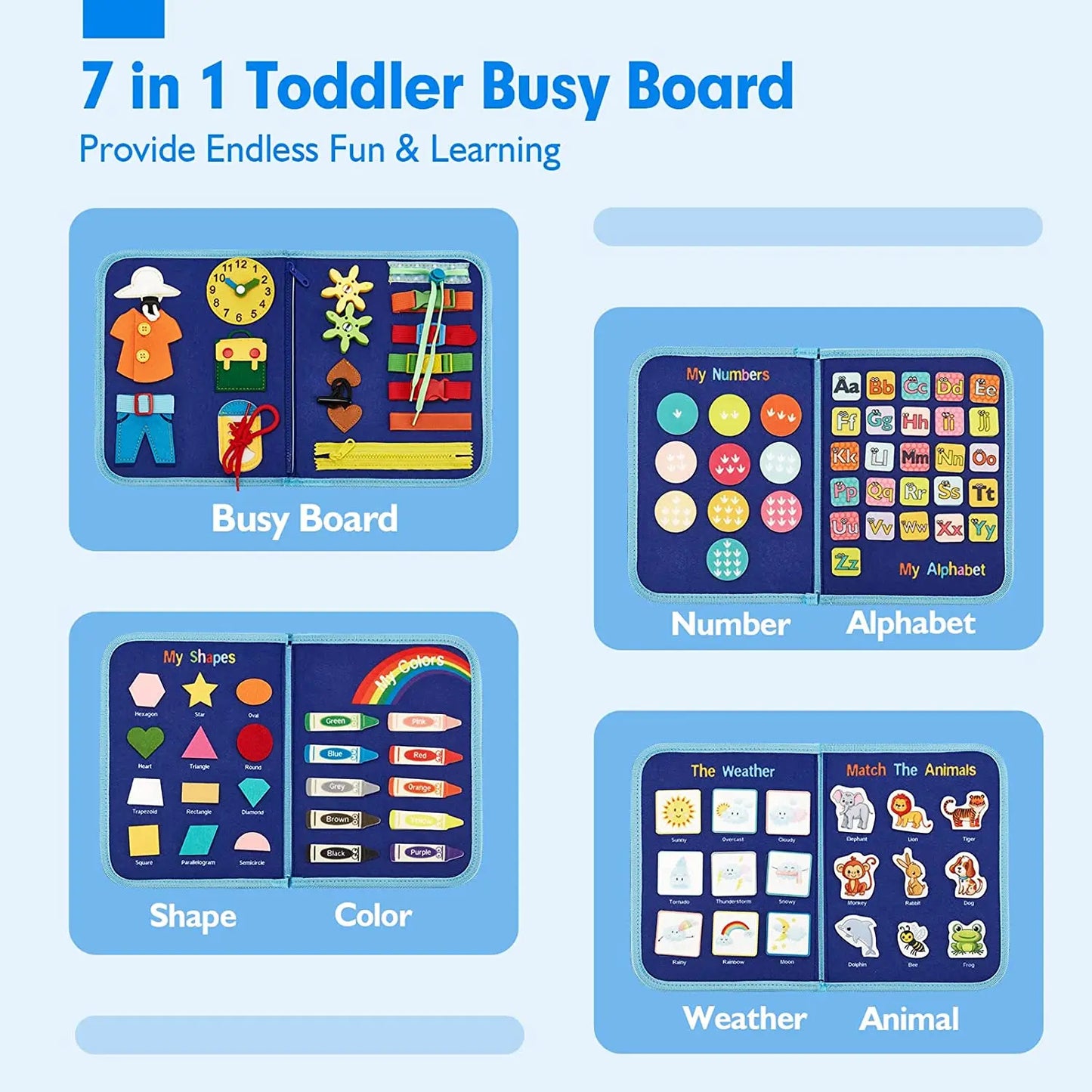 Early Learning Busy Board