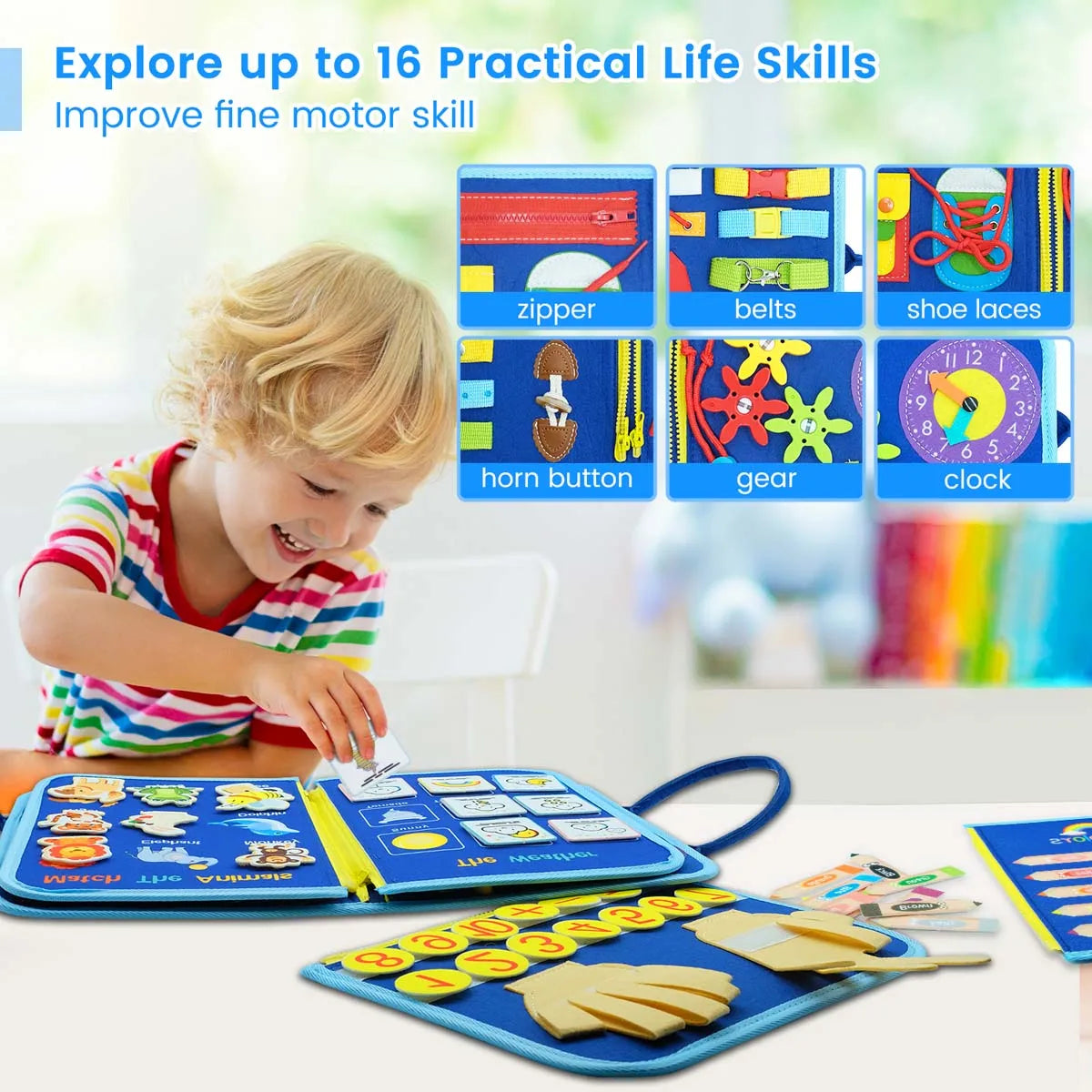 Early Learning Busy Board